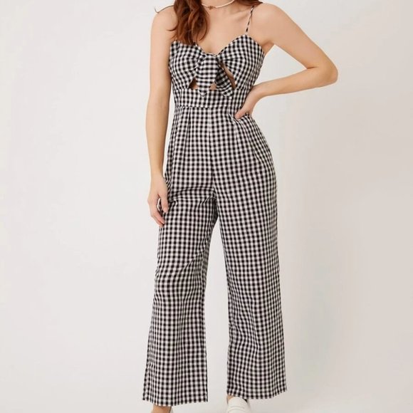 Cami Gingham print Jumpsuit - Picture 4 of 5